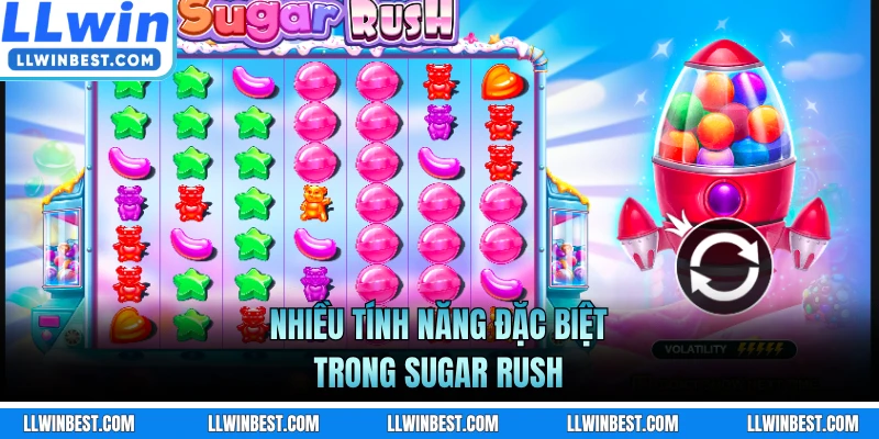 Nhiều tính năng đặc biệt trong Sugar Rush